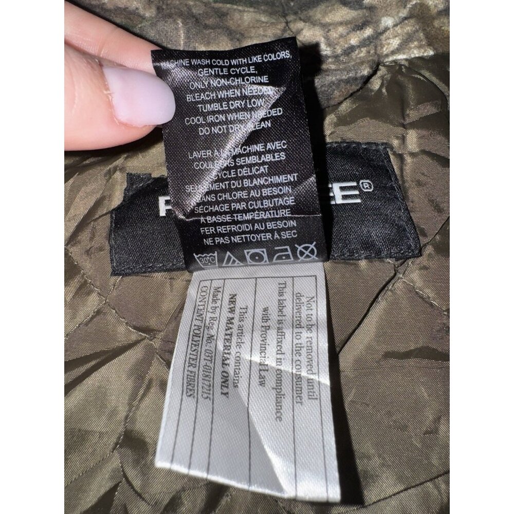 Mossy Oak Camouflage Break Up Herter’s Jacket Full Zip-Up And Snap Size XL - Picture 8 of 13